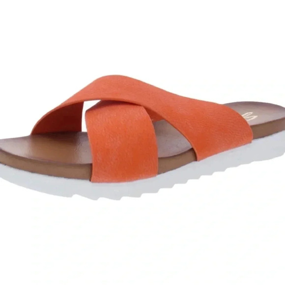 SEVEN7
JADE FAUX LEATHER FLAT SLIDE SANDALS - Picture 1 of 5